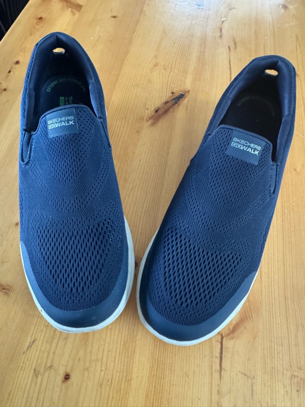 Skechers GOwalk Men's Slip-On Sneakers - Navy Blue